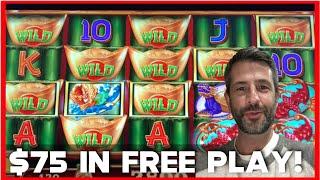 PLAYING WITH FREE PLAY IS THE BEST! •  MEGA VAULT • WILD SHOWER SLOT!