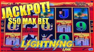 HIGH LIMIT Lightning Link Sahara Gold HANDPAY JACKPOT ⋆ Slots ⋆️$50 Bonus Round Slot Machine Casino