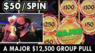 A MAJOR $12,500 Group Slot Pull at Seven Feathers Casino #ad