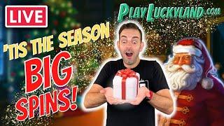 LIVE ⋆ Slots ⋆ Spinning BIG WINS for The Holidays! ⋆ Slots ⋆️ JINGLE REELS ⋆ Slots ⋆️ PlayLuckyLand.com