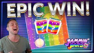 EPIC WIN! Jammin Jars Big win - HUGE WIN on Casino slot from Casinodaddy LIVE Stream