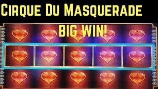 *Cirque Du Masquerade* WMS Big Win Bonus • Elvis • Buffalo Gold Slot Machine Play