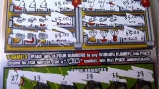Playing $60 in Illinois Lottery Scratch-off instant tickets $3,000,000 cash jackpot