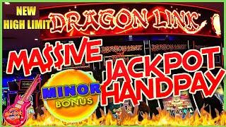 $10K MINOR LANDED on NEW HIGH LIMIT Dragon Cash Link MASSIVE HANDPAY JACKPOT  Slot Machine Casino