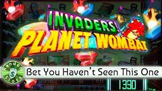 Invaders Planet Wombat slot machine bonus