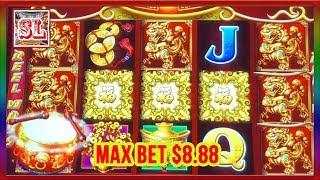 ** SUPER BIG WIN ON DANCING DRUMS AT MAX BET 8.88 ** SLOT LOVER **