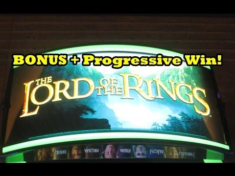 Lord of the Rings!  The Reels of Rivendell!  Progressive Win!