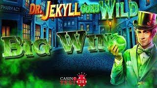 BIG WIN on Dr. Jekyll Goes Wild Slot (Barcrest/Scientific Games) - BIG BET!
