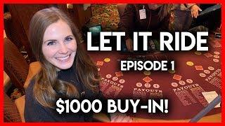 $1000 Let It Ride Session! I Held My Breath When This Card Dropped!