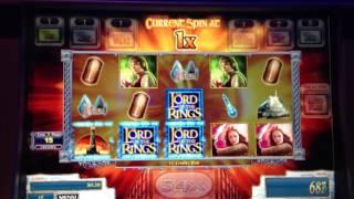 Lord Of The Rings - Return Of The King Slot Machine Bonus - One Ring Bonus Spins-WMS