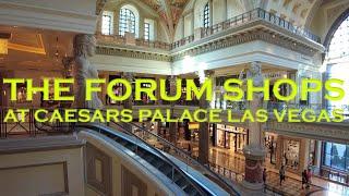 The Forum Shops at Caesars Palace Las Vegas 4K Full Walkthrough