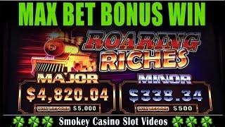 Roaring Riches Slot Machine Nice Bonus - Albert Ainsworth lol