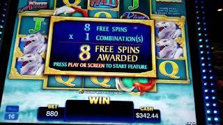 Twin Dragons Mini bonus win betting Max bet on my way to hitting $5000 progressive