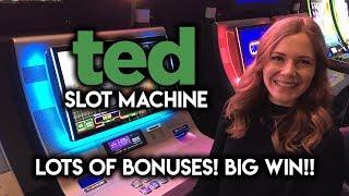 Ted Tuesday! Max Bet! TONS of Bonuses! BIG WIN!!!