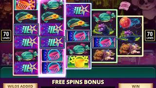 SKEE-BALL Video Slot Casino Game with a PRIZE TICKET FREE SPIN BONUS