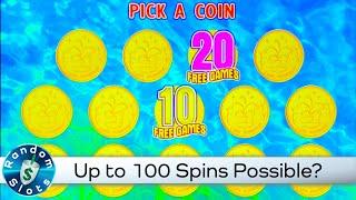 Konami Slot Machine with up to 100 Free Spins in Picking