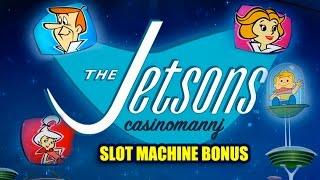 NEW SLOT! - The Jetsons - First "LIVE" Look - Slot Machine Bonus
