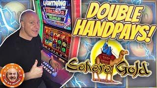 •$75 Lightning Link Spins! •Sahara Gold DOUBLE JACKPOT$ •| The Big Jackpot