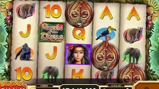 QUEEN OF THE TIGERS Video Slot Casino Game with a FREE SPIN BONUS