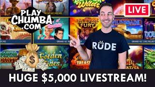 ⋆ Slots ⋆ HUGE $5,000 LIVE STREAM on PlayChumba Online Slots ⋆ Slots ⋆ #ad