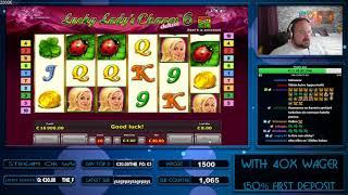 Big Bet! Double Bonus! Super Big Wins From Lucky Lady's Charm 6