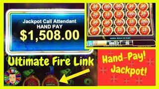 •Ultimate Fire Link JACKPOT & Handpay!•
