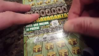 $2,000,000 $20 EXTRAVAGANZA ILLINOIS LOTTERY SCRATCHCARD!