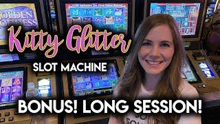 Finally Got the BONUS! Kitty Glitter Slot Machine!!