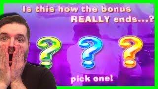 Ever See WHAT HAPPENS WHEN YOU GET A $0 BONUS on WONKA SLOT MACHINE? BIG WIN BONUSES With SDGuy1234