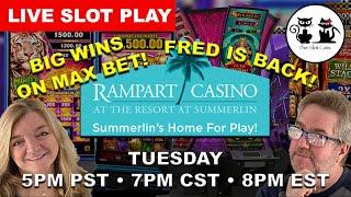 ⋆ Slots ⋆  LIVE SLOT PLAY @ RAMPART CASINO!