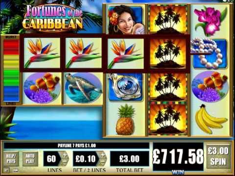 £3177 SUPER JACKPOT WIN (1059X STAKE) ON FORTUNES OF THE CARIBBEAN™ SLOT GAME AT JACKPOT PARTY®