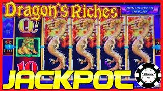 •️HIGH LIMIT Lightning Link Dragon's Riches JACKPOT HANDPAY  •️$12.50 BONUS ROUND SPIN Slot Machine