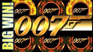 •AWESOME BIG WIN!• MAX BET $5.40 CASINO ROYALE 007 JAMES BOND Slot Machine Bonus (SG)