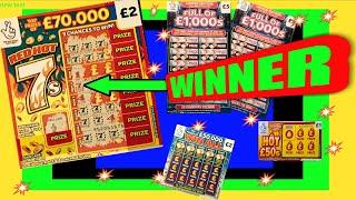 AMAZING GAME ..WINS..CASHWORD..RED HOT 7s  FULL £1000..& UNBELIEVABLE SURPRIZE FROM THE USA