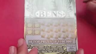 Scratch ticket Saturday #5! 4 $5 All about the Bens! Nice win!