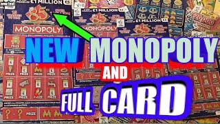 •AMAZING"FULL CARD•and The NEW MONOPOLY 85th Anniversary Scratchcard..Instant £100..Dough me Money