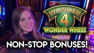 This Slot Machine Would Not Stop Paying! HUGE WIN on Wonder 4!