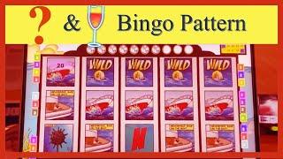 Question Mark & Champagne Glass Bingo Patterns at Choctaw Casino - The Hunt for Neptune’s Gold