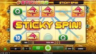 Stickers slot from NetEnt - Gameplay