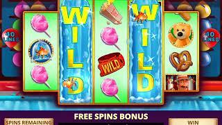 CARNY CASH Video Slot Casino Game with a  PRIZE GAME FREE SPIN BONUS