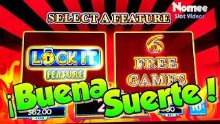 •¡Buena Suerte!•Loteria Don Clemente Lock-It Link Slot Machine and Wonka