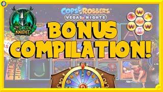 BONUS COMPILATION with BIG Base Game on Vegas Nights ⋆ Slots ⋆