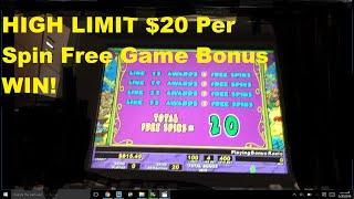 $20 Per Spin HIGH LIMIT STINKIN RICH with Bonus Win!