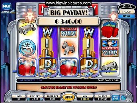 Monopoly Slot - Mystery Wild Feature BIG WIN!