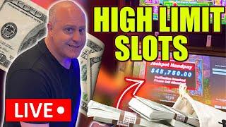 LIVE MAX BETTING SLOT MACHINES TO HIT A $45,000 HANDPAY JACKPOT! HIGH LIMIT SLOT ACTION