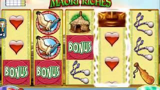 MAORI RICHES Video Slot Casino Game with a "BIG WIN" FREE SPIN BONUS