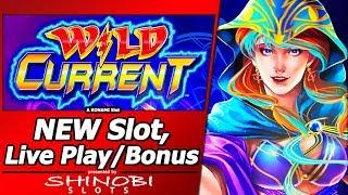 Wild Current Slot - New Slot, Live Play and 3 Bonuses