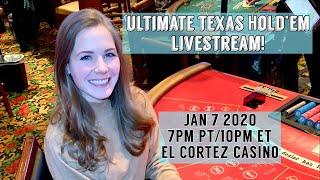Ultimate Texas Hold’em Livestream!! First of the new year!!