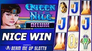 Queen of the Nile Deluxe Slot Bonus - Nice Little Win