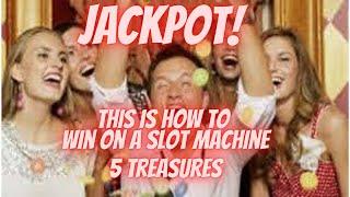 ⋆ Slots ⋆Jackpot 5 Treasures Slot Machine BIG BIG BIG